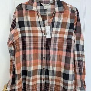 🌸2 for $20🌸 BNWT Plaid Button Down Shirt
